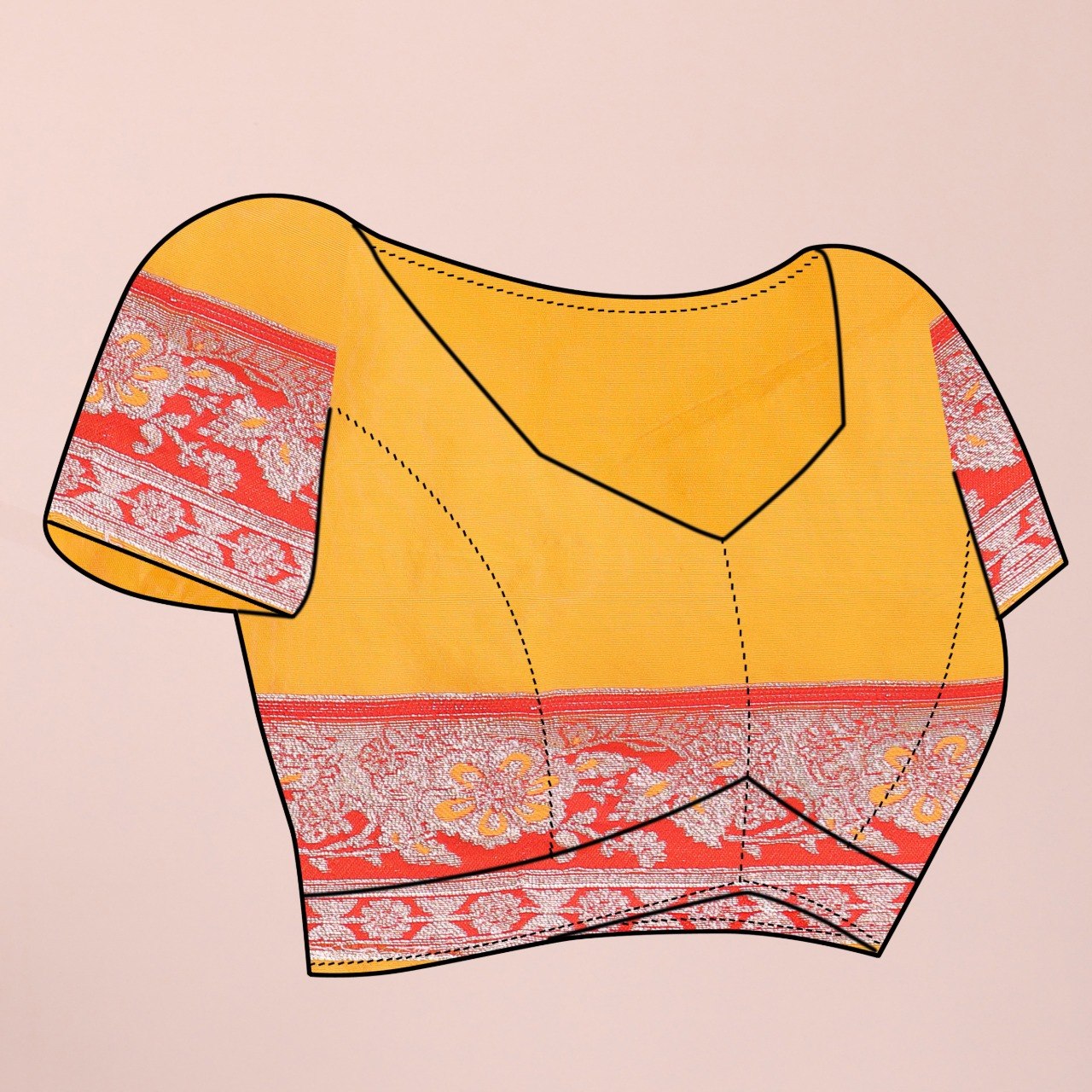 Soft Paithani Silk Saree with Meenakari Zari Weaving, Rich Pallu & Jalar Border